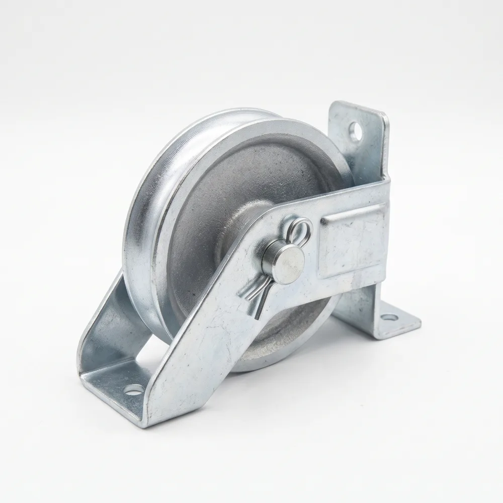 Eaves Pulley with Pin – Galvanised 160mm